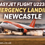 easyjet flight u2238 emergency landing newcastle