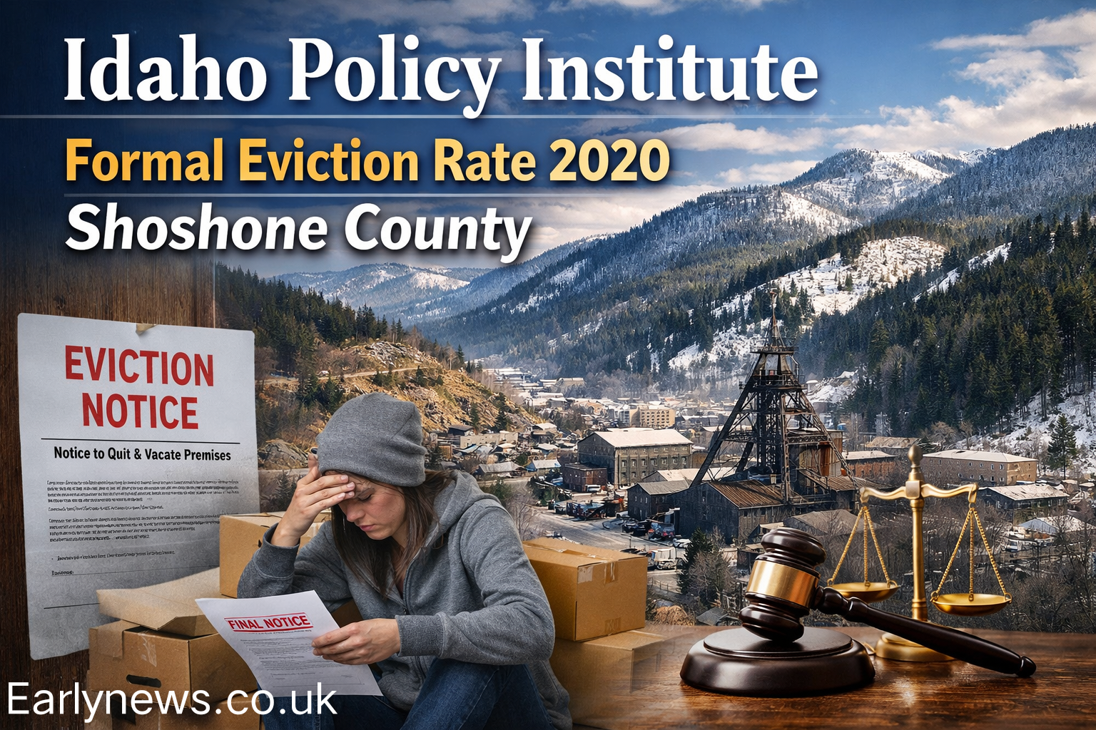 idaho policy institute formal eviction rate 2020 shoshone county