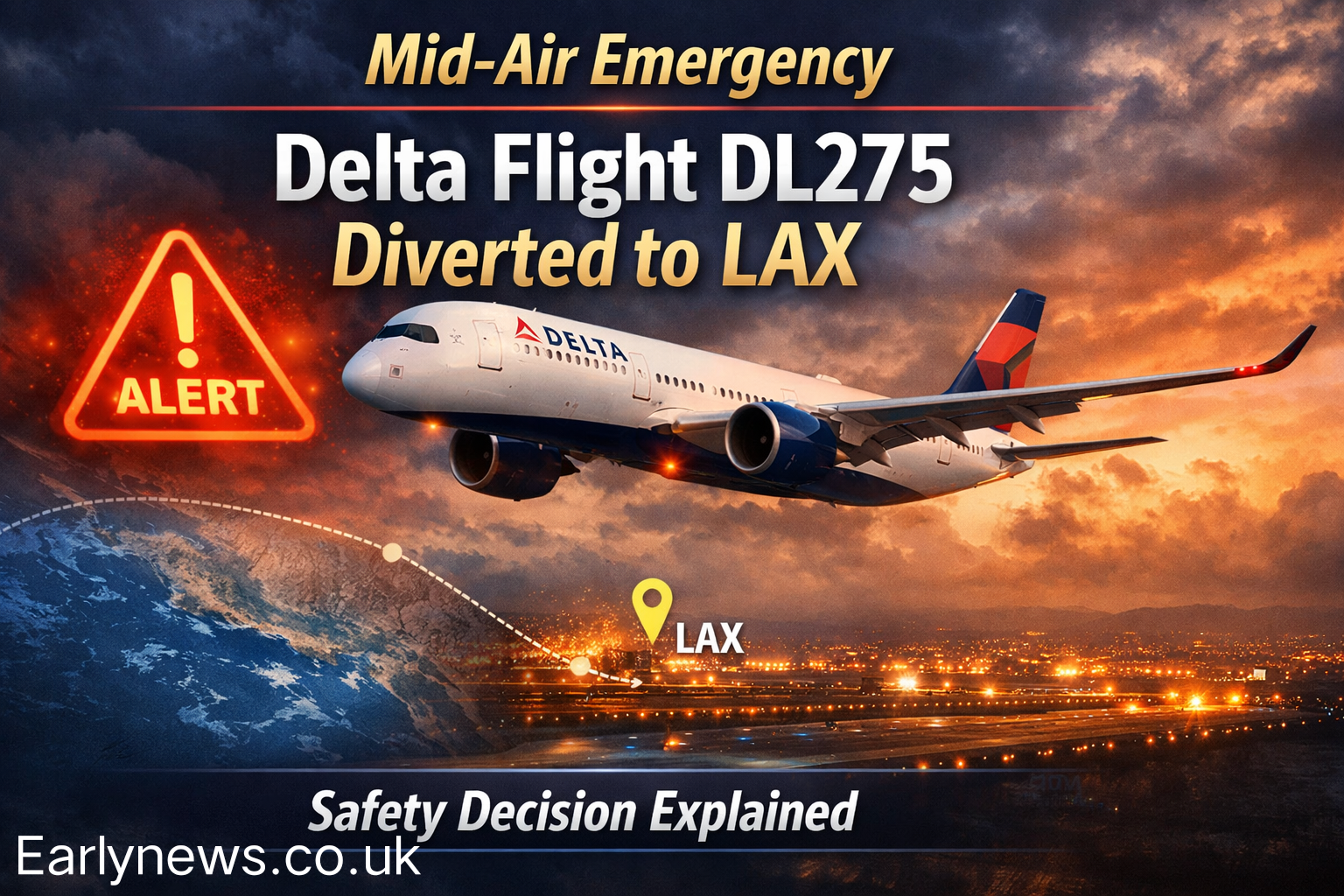 Delta Flight DL275 Diverted LAX: Full Incident Analysis and Insights