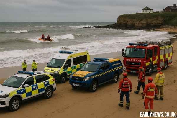Cullercoats Bay Emergency Services Rescue