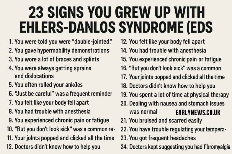 23 Signs You Grew Up with Ehlers-Danlos Syndrome (EDS)