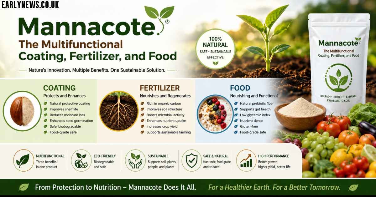Mannacote: The Multifunctional Coating, Fertilizer, and Food
