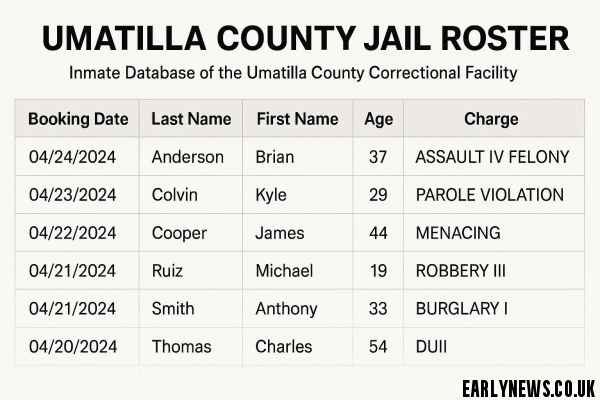 How to Search the Umatilla County Jail Roster Online
