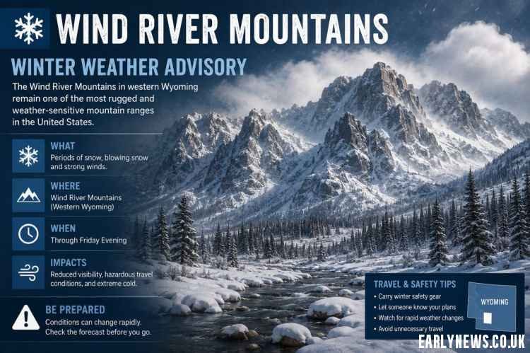 Wind River Mountains Winter Weather Advisory