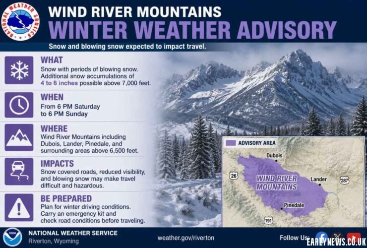 Wind River Mountains Winter Weather Advisory