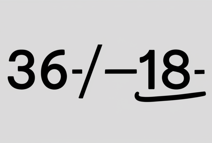 36 Divided by 2
