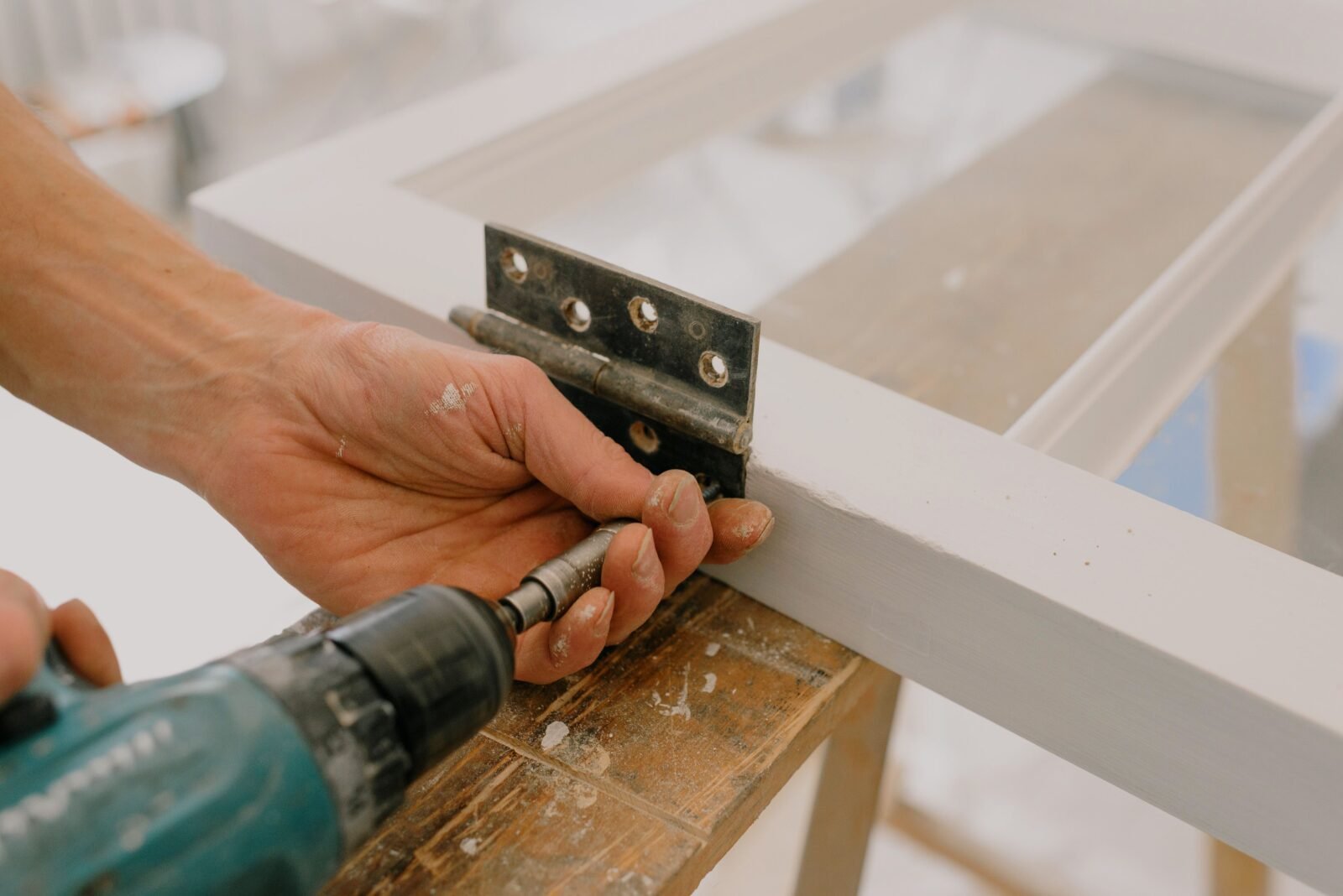 how to fix a sagging door